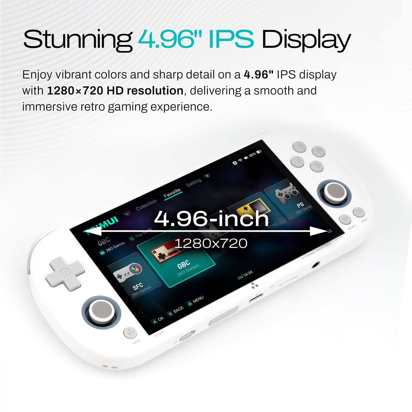 Retro Handheld Console – 10,000+ Classic Games